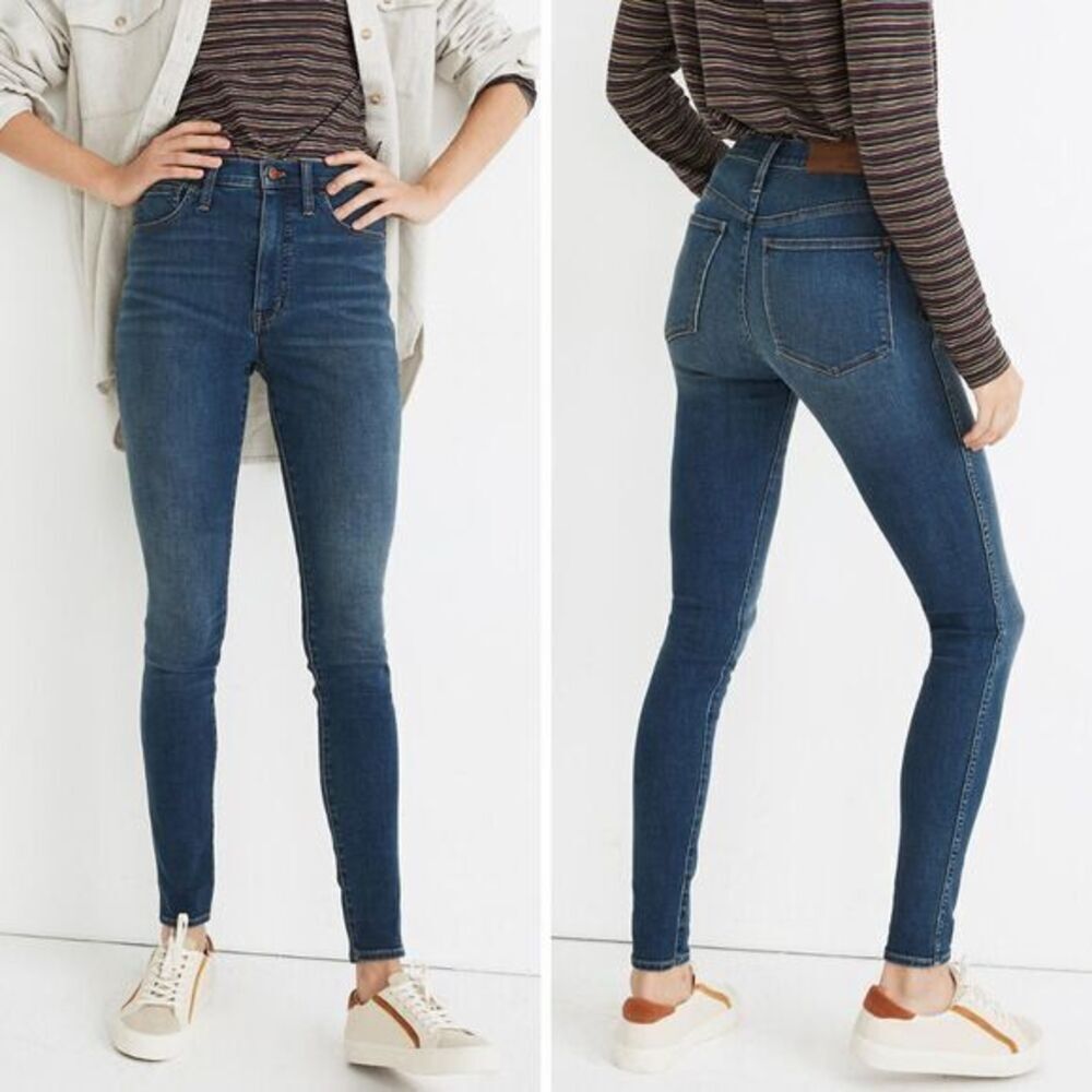 NEW Madewell 10"‎ High-Rise Roadtripper Supersoft Jeans in Playford Wash, 26